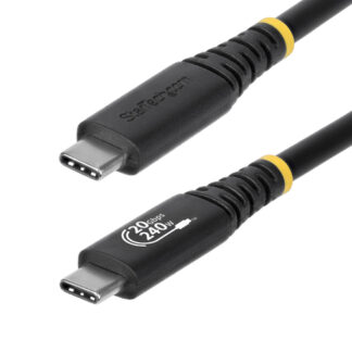 Cavo USB C Cavo USB C Startech.Com CC2M20GUSB4TP 240W USB4 Black (ord.min.1.00 unità)