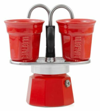 Caffettiera Caffettiera Bialetti 0007303 MINI EXPRESS con tazzine ceramica inclus (ord.min.1.00 unità)