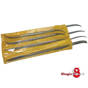 RASPE CURVATE PER LEGNI IN SERIE 2441P SERIE 8 LIME CURVATE wood riffler raspes set Prod. SCU