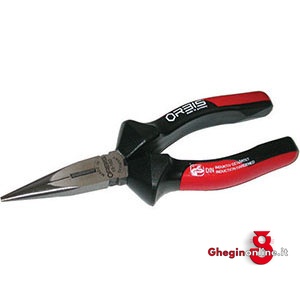 PINZE CON TRONCHESE BECCHI MEZZOTONDI IMPUGNATURE ISOLATE 250GE 200 PINZE CON TRONCHESE long chain nose pliers with nippers Prod. SCU