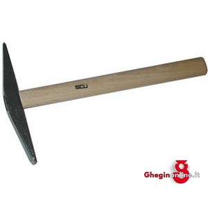 MARTELLINE PER SALDATORI CON PENNA ORIZZONTALE E MANICO LEGNO 2670A MARTELLINE x SALDATORI hammers for electric welders Prod. SCU