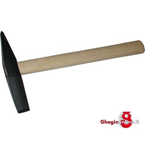 MARTELLINE PER SALDATORI CON PENNA VERTICALE E MANICO LEGNO 2670C MARTELLINE x SALDATORI hammers for electric welders Prod. SCU
