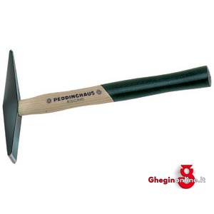 MARTELLINE PER SALDATORI CON PENNA ORIZZONTALE E MANICO IN LEGNO. ESECUZIONE EXTRA-FINE 2670GA MARTELLINE x SALDATORI hammers for electric welders Orig. Peddinghaus