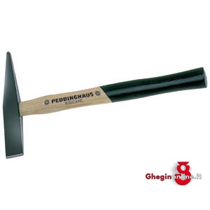 MARTELLINE PER SALDATORI CON PENNA VERTICALE E MANICO LEGNO. ESECUZIONE EXTRA-FINE 2670GB MARTELLINE x SALDATORI hammers for electric welders Orig. Peddinghaus