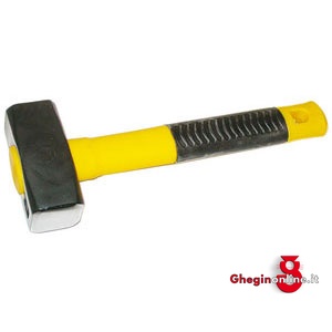 MAZZETTE CON MANICO IN FIBRA DI VETRO 2766 2 MAZZETTE MANICO FIBRA double face blacksmith hammers Prod. SCU