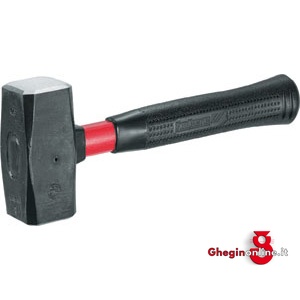 MAZZETTE CON MANICO IN FIBRA DI VETRO QUALITÀ EXTRA 2766G 2 MAZZETTE MANICO FIBRA double face blacksmith hammers Orig. Gedore - DIN 6475