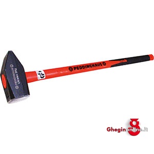 MAZZE CON MANICO IN FIBRA DI VETRO ULTRATEC TIPO CON TESTA A FORMA TEDESCA 2769GP 5 MAZZE C/MANICO FIBRA sledge hammers with fiberglass handles Orig. Peddinghaus - DIN 1042