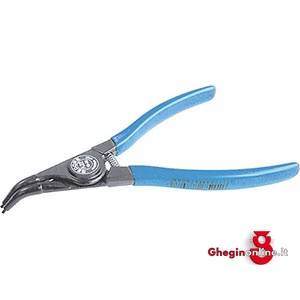 PINZE CURVE DIN 5254B PER ANELLI DI FERMO ESTERNI DIN 471 - DIN 983 277GE 225 PINZE CURVE x ANELLI pliers for outer circlips Orig. Gedore - 8000 A