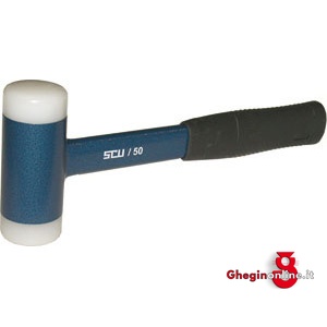 MAZZUOLE ANTIRIMBALZO IN POLIURETANO MANICO IN TUBO D'ACCIAIO 2789F 60 MAZZUOLE ANTIRIMBALZO recoilles hammers Prod. SCU