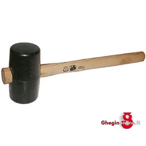 MAZZUOLE DI GOMMA IN GOMMA DURA NERA (90 SHORE) 2789GS 90 MAZZUOLE DI GOMMA rubber mallets Prod. SCU - DIN 5128-90