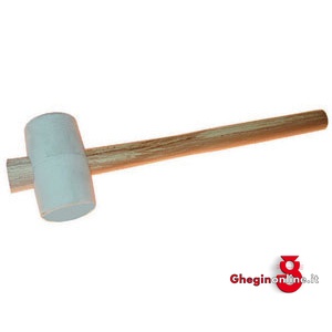 MAZZUOLE DI GOMMA IN GOMMA DURA CHIARA (90 SHORE) 2789GZ MAZZUOLE DI GOMMA rubber mallets Prod. SCU