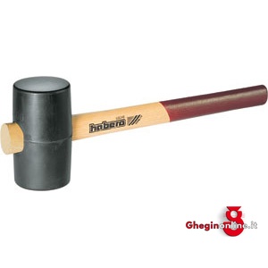 MAZZUOLE DI GOMMA DURA NERA (90 SHORE) 2790G 1250 MAZZUOLE DI GOMMA rubber mallets Orig. Gedore-DIN 5128