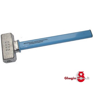 MAZZUOLE E MAZZE DI PIOMBO CON MANICO IN FERRO 2794 6 MAZZUOLE DI PIOMBO hard lead mallets Prod. SCU