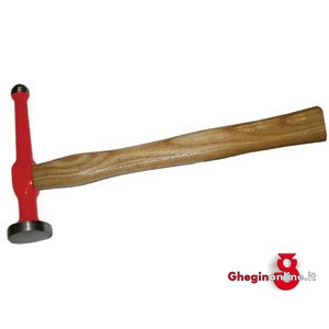 MARTELLI PER CARROZZIERI CON 1 TESTA TONDA BOMBATA LISCIA Ø MM 40 E 1 TESTA A SFERA Ø MM 20 2810 MARTELLI x CARROZZIERI panel beating hammers Prod. SCU