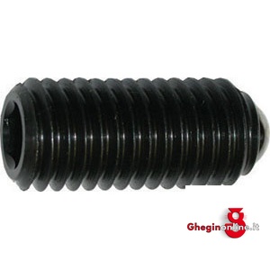 PRESSORI A MOLLA FILETTATI TIPO CON SFERA AD ESAGONO INCASSATO 2812P 24 PRESSORI MOLLA FILETT. spring plungers with thread Prod. SCU