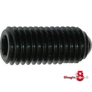 PRESSORI A MOLLA FILETTATI TIPO CON SFERA AD ESAGONO INCASSATO E SPINTA MAGGIORATA 2812S 24 PRESSORI MOLLA FILETT. spring plungers with thread Prod. SCU