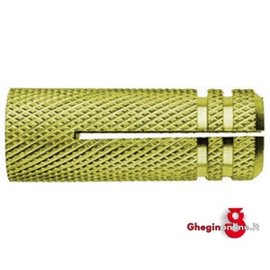 TASSELLI DI FISSAGGIO AD ESPANSIONE TIPO A BUSSOLA, FILETTATA INTERNAMENTE, IN OTTONE 2813Z 12 TASSELLI AD ESPANSIONE fixing plugs Prod. SCU