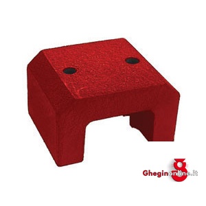 MAGNETI PERMANENTI IN LEGA ALNICO TIPO A PONTE CON 2 FORI PASSANTI 2815E 82.5 MAGNETI PERMANENTI permament magnets Prod. SCU