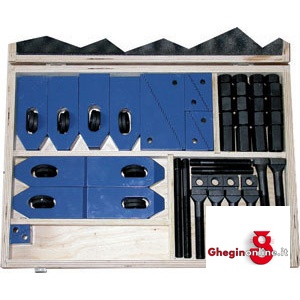 ASSORTIMENTI GRANDE DI ELEMENTI DI FISSAGGIO PER CAVA MM 16 2821E ASS.ELEMENTI DI FISS. clamping devices sets Prod. SCU