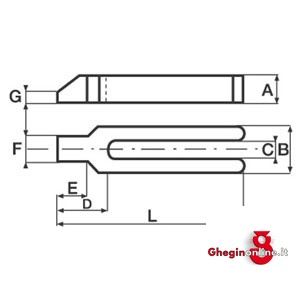 PROGRAMMA ELEMENTI DI FISSAGGIO TIPO SCANALATO CON NASELLO 2826C ELEMENTI DI FISSAGGIO clamping devices Prod. SCU - immagine 2