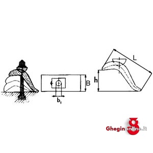 PROGRAMMA ELEMENTI DI FISSAGGIO TIPO CURVO REGOLABILE PER ALTEZZE FINO A MM 75 2827GP ELEMENTI DI FISSAGGIO clamping devices Prod. SCU - immagine 2