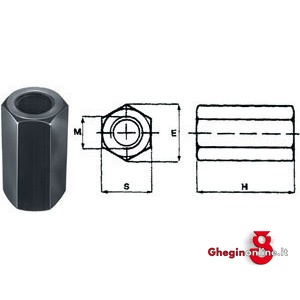 DADI DI PROLUNGAMENTO PER PERNI FILETTATI 2829R 24 DADI DI PROLUNGAMENTO clamping devices Prod. SCU