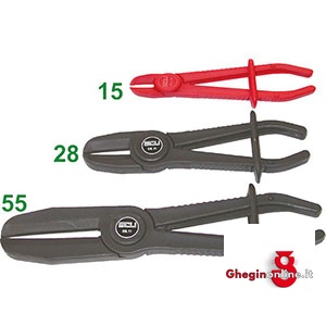 PINZE PER BLOCCARE FLUSSI NEI TUBI 282E 55 PINZE x FLUSSI kwik-vise hose pinch-off-pliers Prod. SCU