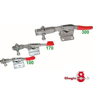 ELEMENTI DI FISSAGGIO RAPIDO TIPO ORIZZONTALE, BASE PIANA 2831GE 300 ELEMENTI FISS. RAPIDO clamping devices Prod. SCU