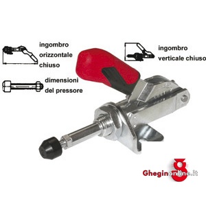 ELEMENTI DI FISSAGGIO RAPIDO TIPO A SPINTA E TRAZIONE, BASE PIANA 2832GL 5 ELEMENTI FISS. RAPIDO clamping devices Prod. SCU - Orig. AMF