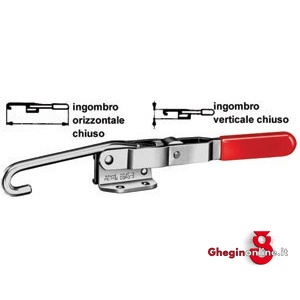 ELEMENTI DI FISSAGGIO RAPIDO TIPO A TIRANTE FILETTATO, BASE PIANA 2832GP 5 ELEMENTI FISS. RAPIDO clamping devices Prod. SCU - Orig. AMF