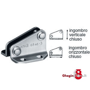 SUPPORTI DI AGGANCIO PER ART. 2832 GP 2832GS 5 ELEMENTI FISS. RAPIDO clamping devices Prod. SCU - Orig. AMF