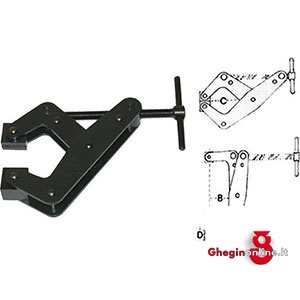 MORSETTI A MANO PER BLOCCAGGIO RAPIDO TIPO IN ACCIAIO SPECIALE 2840G 7 MORSETTI A MANO hand vices Prod. SCU