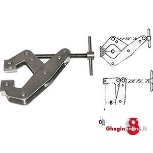 MORSETTI A MANO PER BLOCCAGGIO RAPIDO TIPO IN ACCIAIO ANTIRUGGINE, ANTIOSSIDANTE 2842G 3 MORSETTI A MANO hand vices Prod. SCU