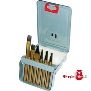 ASSORTIMENTI DI SCALPELLI E PUNZONI IN CASSETTA 2928GA ASS. SCALPELLI/PUNZONI cold chisels in sets Prod. SCU