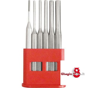 ASSORTIMENTI DI CACCIASPINE IN SUPPORTO DI PLASTICA 2928GFC ASS. CACCIASPINE cold chisels in sets Prod. SCU