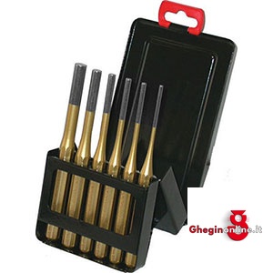 ASSORTIMENTI DI CACCIASPINE IN CASSETTA METALLICA SNODATA 2928GL ASS. CACCIASPINE cold chisels in sets Prod. SCU