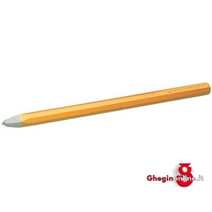 SCALPELLI OTTAGONALI A PUNTA PER MURATORI 2936GC 400 SCALPELLI OTT. A PUNTA chisels for electricians and stones Orig. Gedore-DIN 7256