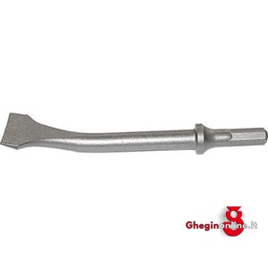 SCALPELLO PIEGATO PER MARTELLI PNEUMATICI PNEUTEC ART. 1727 GM 2948GF SCALPELLO PIEGATO chisels for pneumatic hammers Prod. Pneutec