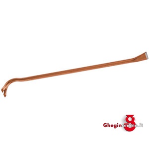 LEVACHIODI E LEVE DI SOLLEVAMENTO TIPO COMBINATO CON 1 BOCCA A GRANCHIO CURVATA E 1 A SCALPELLO PIEGATA, SEZIONE ESAGONALE 3011G 800 LEVACHIODI/LEVE SOLL. carpenter's pinching bars Orig. Peddinghaus