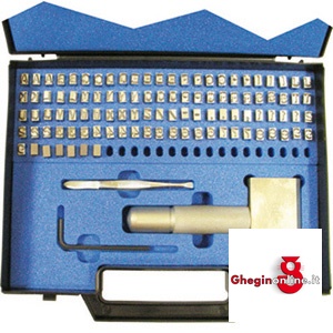ASSORTIMENTI PUNZONI IN ACCIAIO INTERCAMBIABILI 100 CARATTERI 3041GT 5 ASS.PUNZONI INTERCAMB. interchangeable marking punch sets Prod. SCU