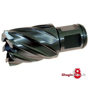 FRESE A CORONA IN ACCIAIO HSS, RETTIFICATE CBN; ROTAZIONE DX 3077GL 45 FRESE A CORONA core drills Prod. SCU