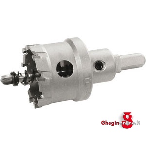 FRESA A TAZZA COMPLETE, CON MOLLA DI ESPULSIONE 3080GVP 48 SEGHE A TAZZA hole cutters Prod. SCU