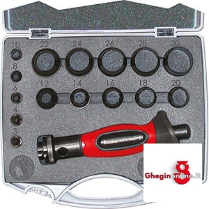 15 FUSTELLE IN SERIE IN ACCIAIO TEMPRATO 3087GB FUSTELLE IN SERIE punching tools sets Prod. SCU