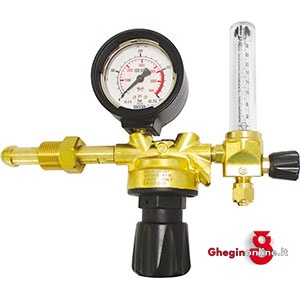 RIDUTTORI PER ARGON 3140GLM RIDUTTORI X ARGON+FLUSSOMETRO argon and carbon dioxide pressure regulators with flow meter Prod. SCU