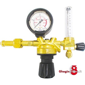 RIDUTTORI PER ANIDRIDE CARBONICA E FLUSSOMETRO 3140GLP RIDUTTORI X CO2+FLUSSOMETRO argon and carbon dioxide pressure regulators with flow meter Prod. SCU