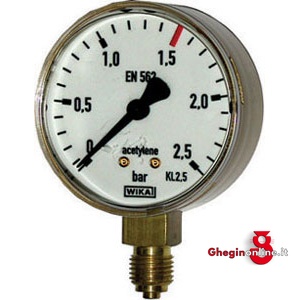 MANOMETRI RICAMBIO PER PRESSIONI 0-2,5 ATM 3140GAC MANOMETRI RIC.x3140GA acetylene pressure regulators Orig. Ewo
