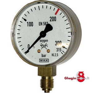 MANOMETRI RICAMBIO PER PRESSIONI 0-300/315 ATM 3140GEB MANOMETRI RIC.x3140GE oxygene pressure regulators Orig. Ewo