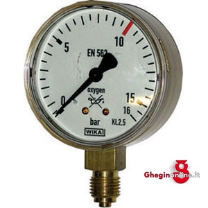 MANOMETRI RICAMBIO PER PRESSIONI 0-15/16 ATM 3140GEC MANOMETRI RIC.x3140GE oxygene pressure regulators Orig. Ewo
