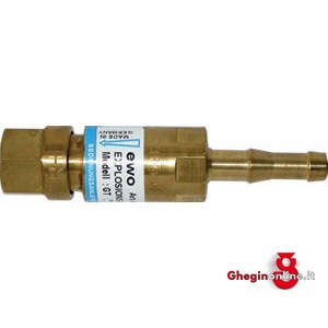 VALVOLE DI SICUREZZA PER OSSIGENO ATTACCHI PORTAGOMMA/FEMMINA MM 6/G 1/4 3246GR VALVOLE SIC.xOSSIGENO valves for oxygen-acetylene and propane Orig. Ewo