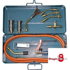 GUARNITURE PER SALDATURA E RISCALDO 14 PEZZI 3248G GUARNITURExSALD./RISC. propane gas soldering sets Orig. Ewo